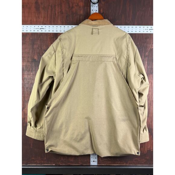 Remington Hunting Shooting Jacket Cordura Plaid‎ Lined Suede Leather Vintage XL - Picture 8 of 8